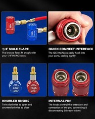 OMT R1234yf Quick Coupler, Quick Connect R1234yf Adapters & AC Hose Fitting Conn