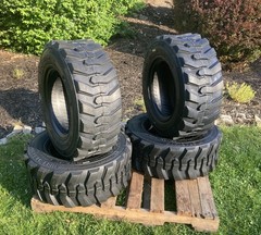 4 NEW 12-16.5 Skid Steer Tires -Forerunner – 12X16.5 – For Bobcat & others