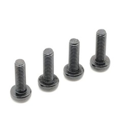 Stainless Screws for Toyota RAV4 License Plates (Set of 4, Black, Rear)