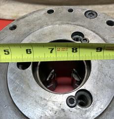 Used 7-3/4″ Rohm D1-4 3-Jaw Scroll Lathe Chuck Made in Germany #200 South Bend