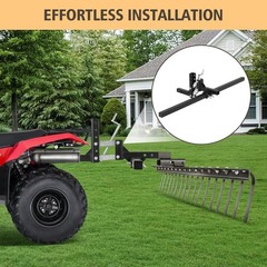 ATV UTV One-Point Lift 50″ Manual Adjustable Handle Box Scraper Plow Cultivator