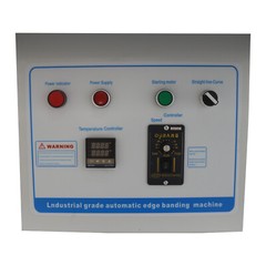 Automatic Edge Bonding Machine Curve & Straight Woodworking Edge Trimming 110V