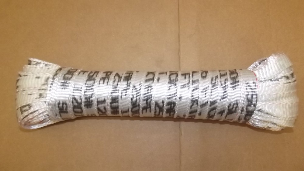 3/4″ x 100′ 2500# tensile polyester pull tape, mule tape, webbing
