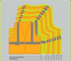 4 Pockets Yellow Mesh High Visibility Safety Vest, ANSI/ ISEA 107-2010 #806-LM