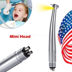LED Optic Mini Head Dental High Speed Handpiece One Water Spray Air Turbine M4