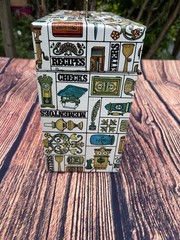 Vintage Metal Ballonoff PORTA FILE Locking Box Storage With KEY