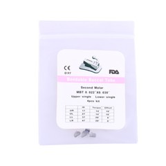 50XDental Bondable Buccal Tube 1st/2nd Molar Roth/MBT022 on 6/7 Non-Convertible