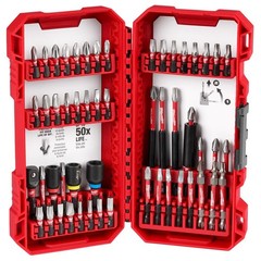 Milwaukee 48-32-4010 Shockwaze 54 Pc. Piece Driver Bit Set 1/4″ Hex Shank Size