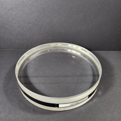Lapmaster Fused Quartz Optical Flat: 10″ Dual Sided Surface SN43