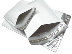 PolycyberUSA 100 pcs #3 Poly Bubble Envelopes Mailers (Inner 8.5×13.5)