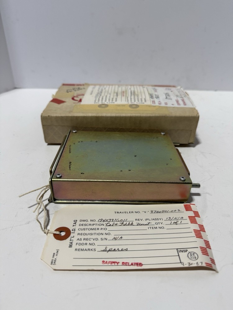 GENERAL ELECTRIC 194X38IG011 Calibration And Feedback Module NEW OPEN BOX