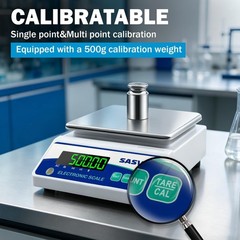 High Precision 5000g Digital Scale – Lab, Jewelry, Kitchen Balance w/ Calibratio