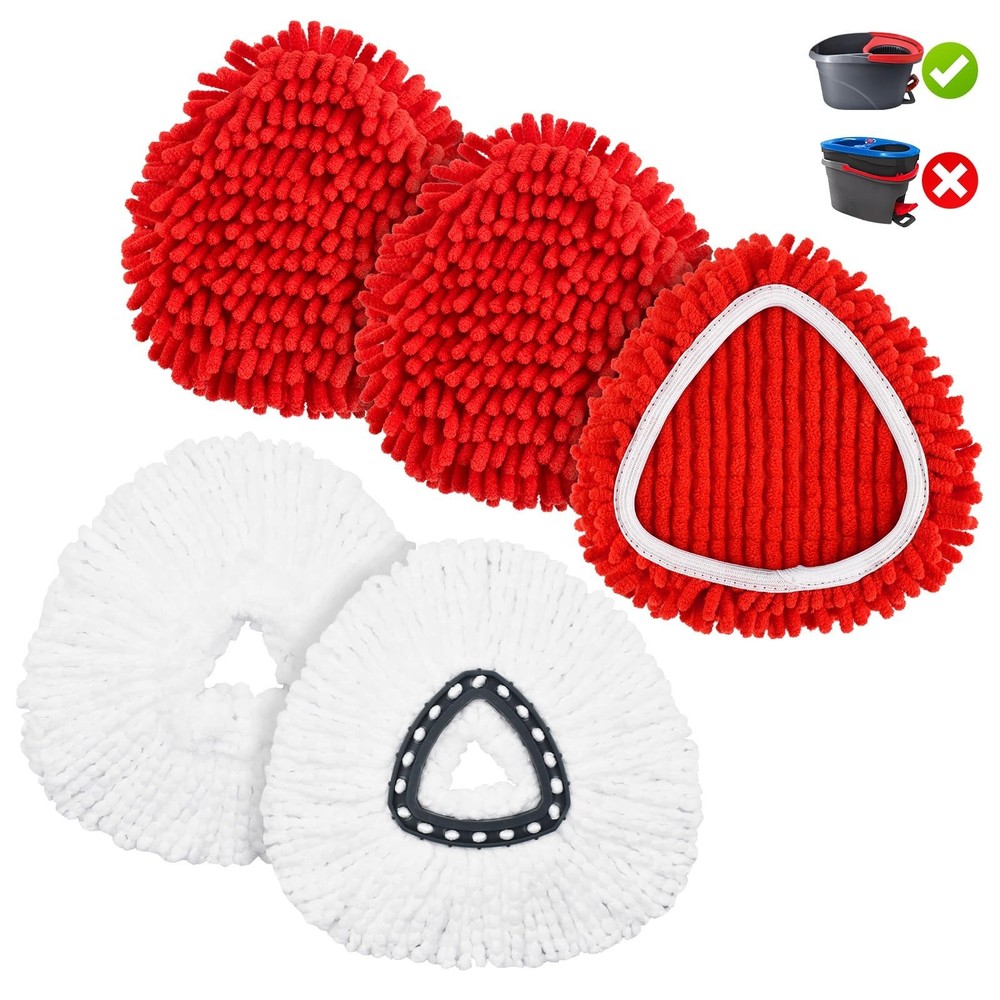 Mop Replace Head for O Cedar, Spin Mop Heads Replacements for Ocedar Spin Mop…