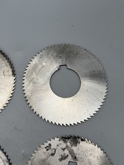 Lot of 6 Globus 2-3/4″ x .040″ Thick HSS Slitting Saws 72 Teeth 1.00″ Arbor Hole