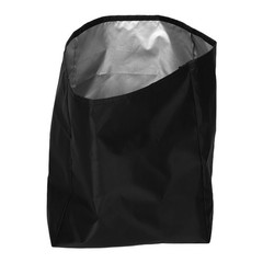 Paper Shredder Cover in Black Oxford Fabric with Design