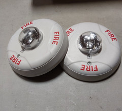 System Sensor SCW Fire Alarm Strobe Ceiling White FIRE