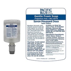 2 Refills GP Pacific Blue Ultra Gentle Foam Soap Fragrance Free 1200mL 43714