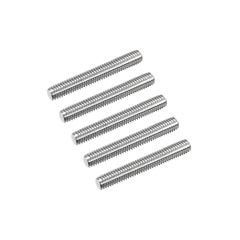 Fully Threaded Rod 5-Pack M6 x 40mm 1mm Pitch 304 Stainless Steel