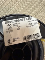 (50’ TOTAL) 2-Pack 25’ Rolls Southwire Seoprene 14/3 Flexible Wire 300V SJEOOW