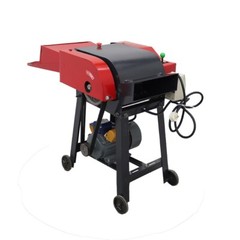 220V Hay Chopper Animals Feed Fodder Cutting Corn Straw Chaff Cutter 6 Blades
