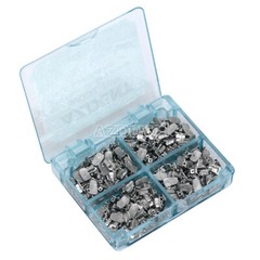 AZDENT Dental Ortho Braces Brackets Mini Roth.022 Hook 345/Arch Wire/Buccal Tube