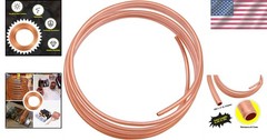 3/4″ OD Refrigeration Copper Tubing – Durable, Corrosion-Resistant, Easy-Inst…