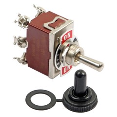 3pc 6Pin Heavy Duty Momentary DPDT ON/OFF/ON Toggle Switch 20A 125V Waterproof