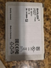 Basler ace acA5472-17um USB 3.0 Monochrome Camera，Stock #11-502