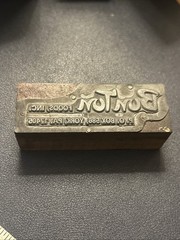 BonTon foods, Inc. York, PA | Vintage letterpress printing block