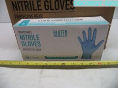 QTY=1000: BLUZEN Disposable Blue Nitrile Gloves X-Large Size