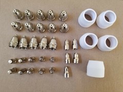 Amico CHF-50 CUT-50HF Plasma Cutter Torch Tips Consumables 35 PCS set Pilot ARC