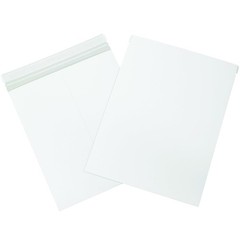 Rigid Mailers 12.75×15 Self Adhesive White Magazine Mailers 25 Pack