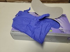 Adenna Indigo Nitrile Disposable Exam/Medical Gloves 3 Mil, Large 100 Gloves