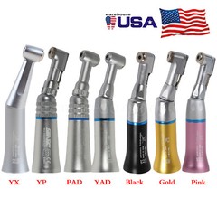 1-10 Dental Low Speed Handpiece Contra Angle Push button/Latch E-type Fit NSK Or