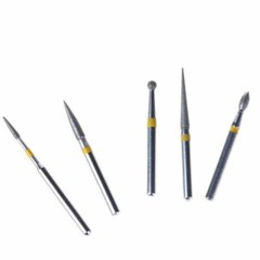 10pc Dental Diamond Burs FG-105 Composite Polishing Kit for High Speed Handpiece