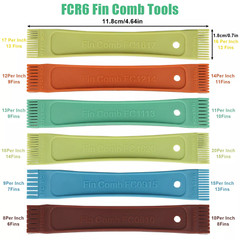 Air Conditioner Fin Cleaner Set Fin Comb Condenser Straightener Cleaning Brush