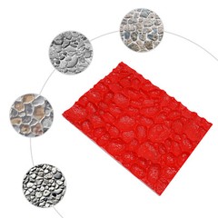 Seamless Texture Stamp Mat for Concrete Molding, 22.83×17.13 Inch Durable PU
