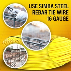 Rebar tie wire PVC coated 16 gauge approx 300FT construction wire SIMBASTEEL