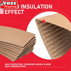16 Oz 100 Pack Coffee Cups with Lids and Sleeves, Hot Paper Coffee Cups with Lid