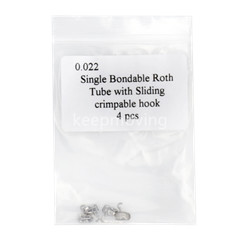 Dental Buccal Tube with Sliding Crimpable Hook 0.022 1st Molar Bondable Roth/MBT
