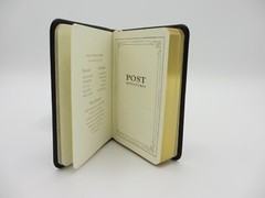 BIRTHDAYS Mini Datebook Notebook Leather Bound Soft Cover Perpetual Calendar