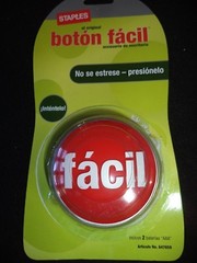 STAPLES WORKING Spanish Easy Button fácil botón español Asi de Fácil FACIL NEW!