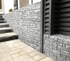 Set of Polyurethane Mat Stamps GRANITE CHIP | Stone Concrete Cement Texture