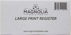 10 Pack Large Print Low Vision Checkbook Registers, 3″ X 6″, Check Registers for