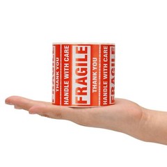 8 Rolls 500/Roll 2 x 3 Fragile Stickers Handle with Care Shipping Mailing Labels