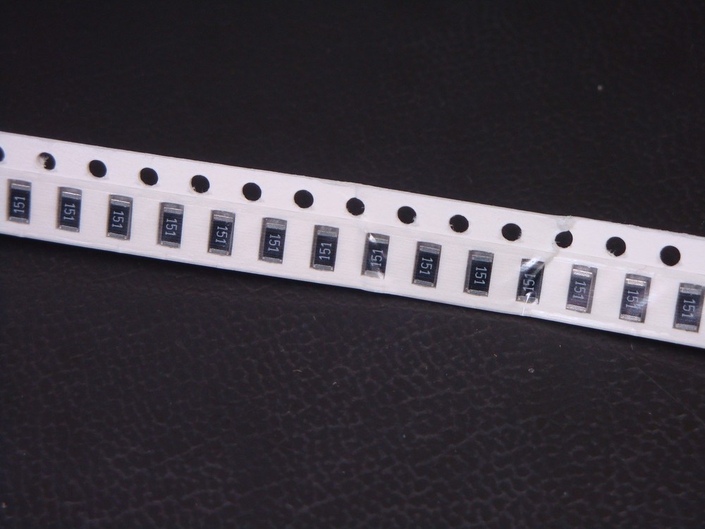 Lot of 100 CRCW1206150RJN Vishay Dale Resistors 150 Ohm 5% 1/4W 0.25W 1206 NOS