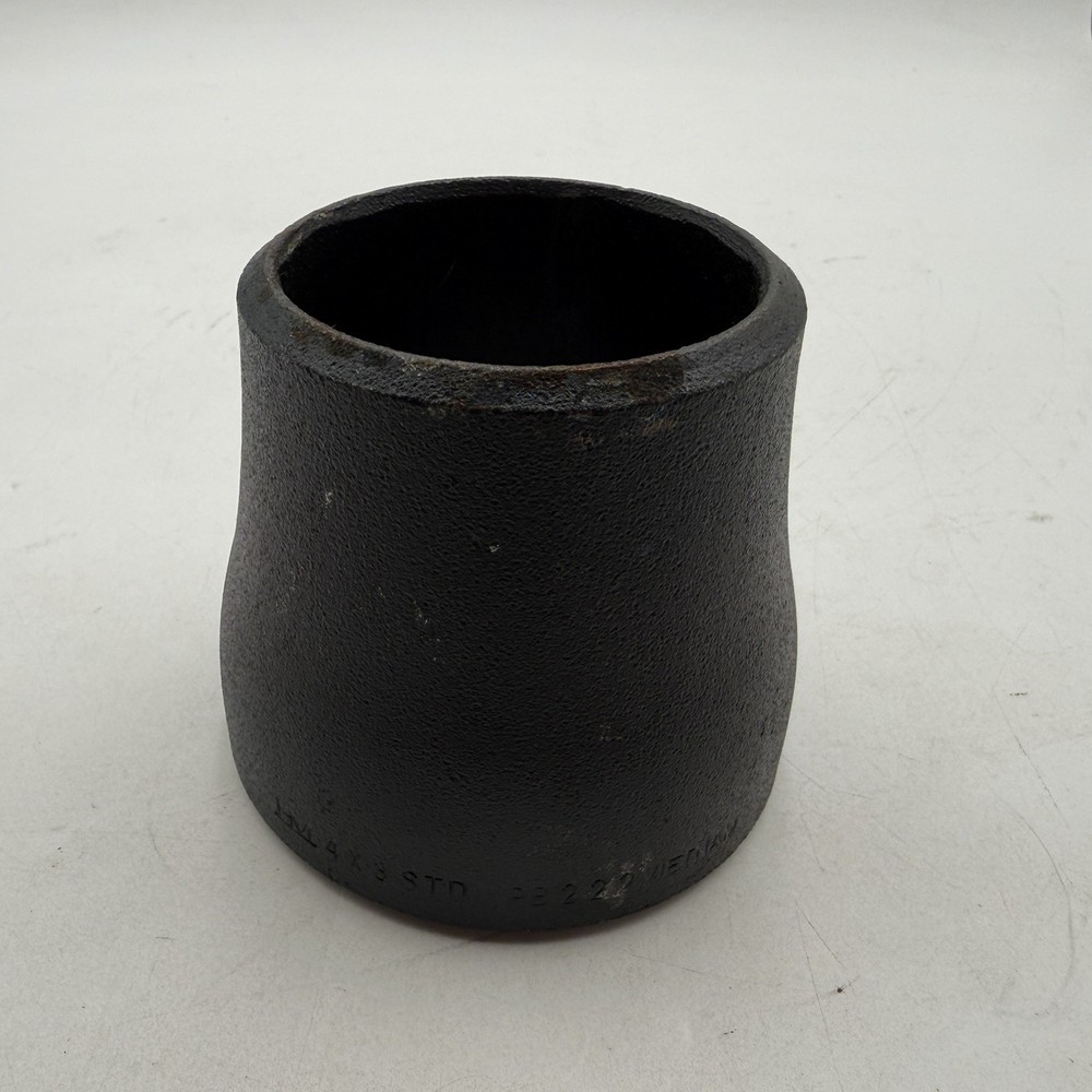 HM 4″ x 3″ Butt Weld Concentric Reducer STD WPB 222 Steel Black