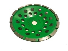 7 inch cup wheel for fast surface grinding of concrete, 7/8″ non-threaded arbor