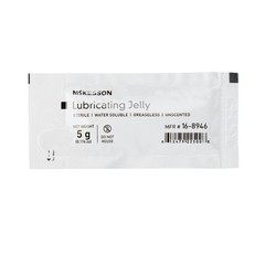 McKesson Lubricating Jelly Sterile 5 Gram Individual Packet 144 per Box 16-8946