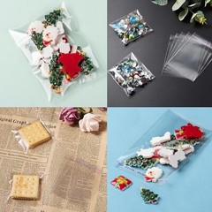 100-2000 Clear Poly Bags OPP Cellophane Plastic Cello Bag Self Adhesive Any Size